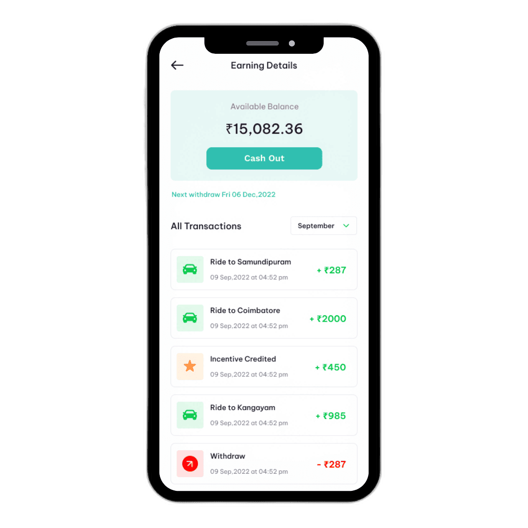 Earnings Dashboard