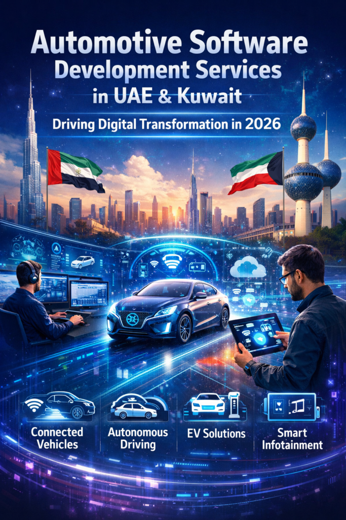 Automotive Software Development Services in UAE & Kuwait Driving Digital Transformation in 2026