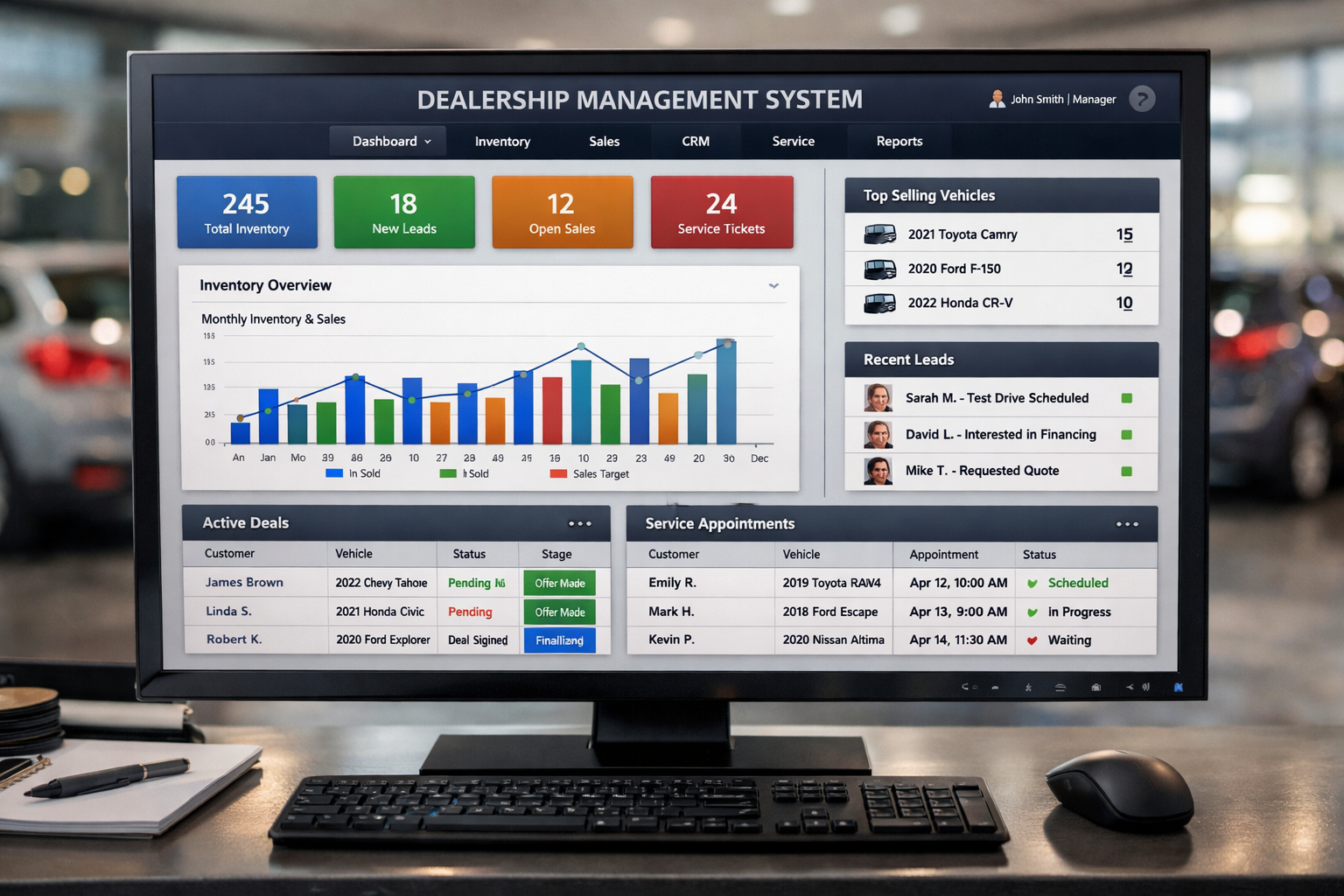 Dealer Management System Map Blueprint